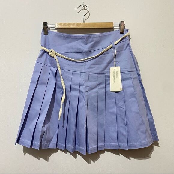 NWT The Waking Insects Pleated Irises Mini Skirt - Picture 9 of 9